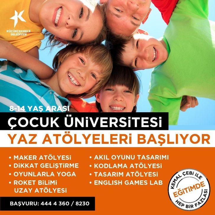 Küçükçekmece’de yaz atölyeleri başladı G4