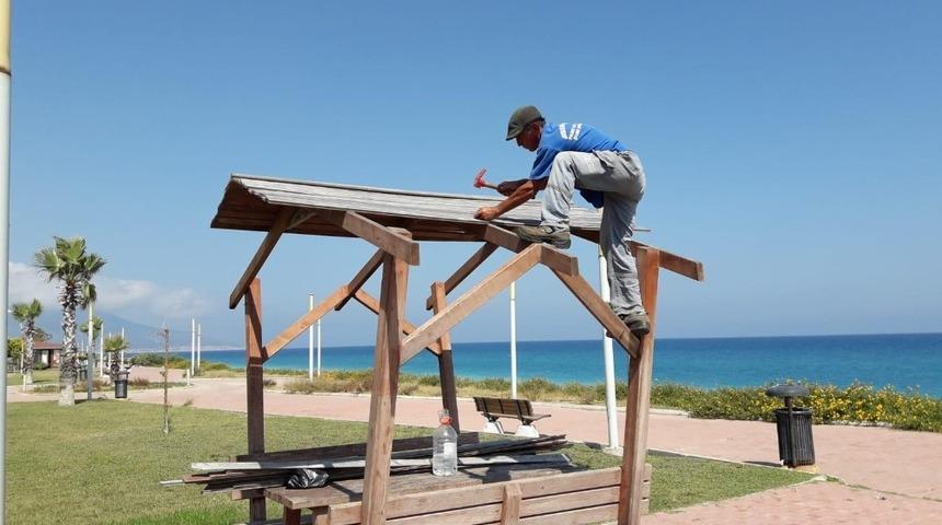 Demre Sahil Parkı yenileniyor