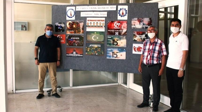 KTBMYO&rsquo;dan 15 Temmuz Anma K&ouml;şesi