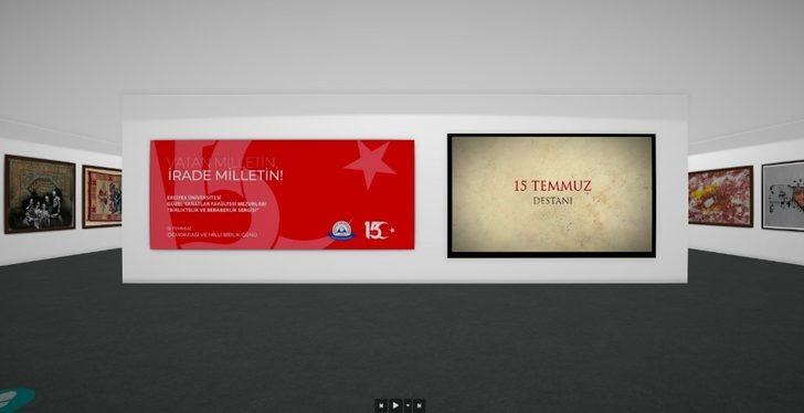 ERÜ Güzel Sanatlar Fakültesi’nden Online “15 Temmuz Demokrasi ve Milli Birlik Günü” sergi ve konseri G4