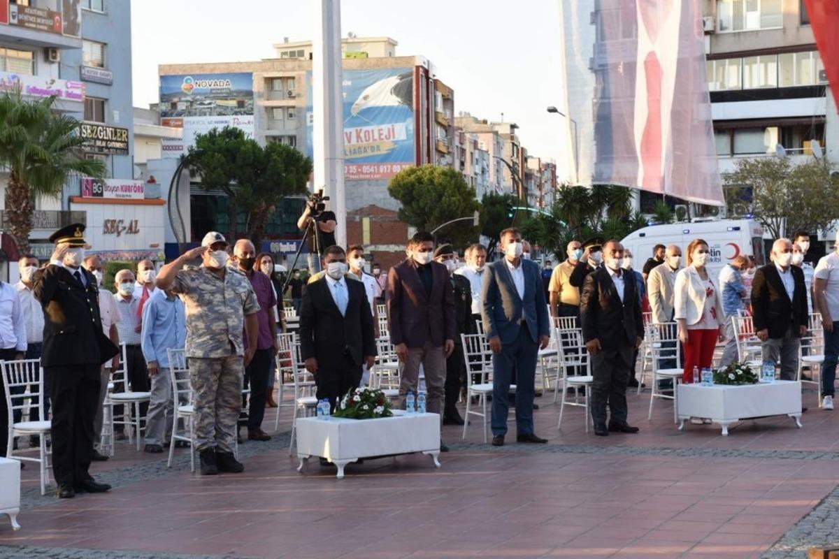 Aliağa 15 temmuz şehitlerini andı