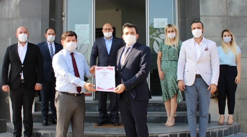 GAGİAD TSE Covid-19 Belgelesini alan ilk dernek oldu