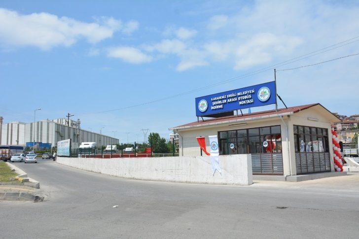 Posbıyık, yolcu indirme istasyonunu hizmete açtı G3