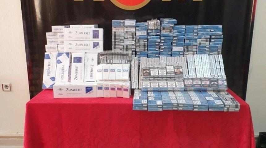 Gaziantep&rsquo;te 2 bin 420 paket ka&ccedil;ak sigara ele ge&ccedil;irildi