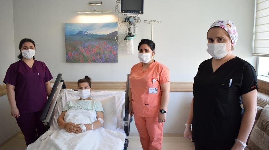 B&ouml;brek hastası sağlığına Anka Hastanesi&rsquo;nde kavuştu