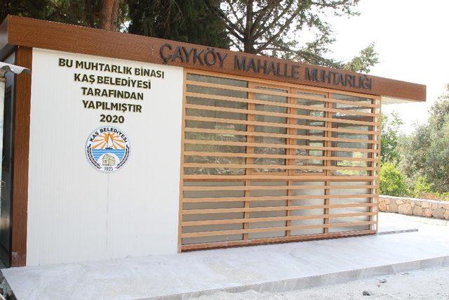 Kaş Belediyesi’nden Muhtarlık Ofisleri