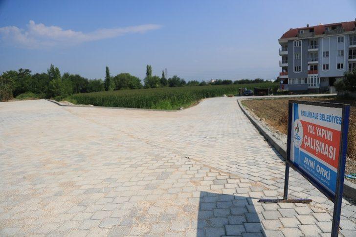 Kale mahallesinde beton kilit parke taşı çalışmaları tamamlandı G2