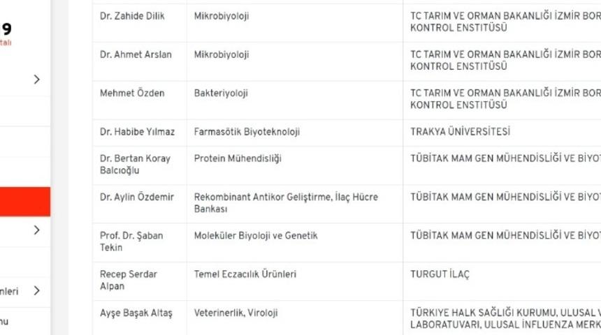 Trakya &Uuml;niversitesi Eczacılık Fak&uuml;ltesi Dr. &Ouml;ğr. &Uuml;yesi Habibe Yılmaz, T&Uuml;BİTAK&rsquo;ın Covid-19 aşı &ccedil;alışmaları ekibinde