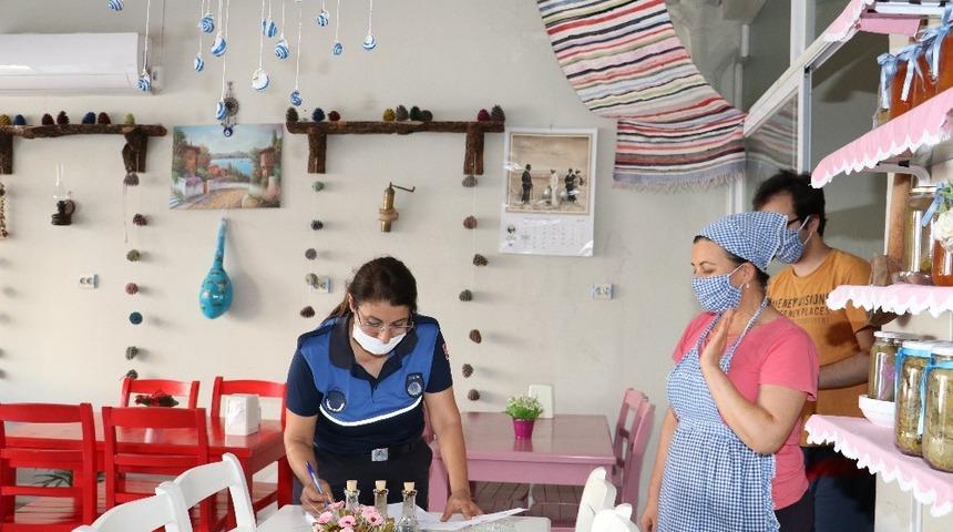 Toroslar’da korona virüs denetimleri sürüyor