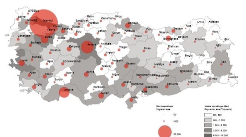 Yurt dışından Samsun’a 11 bin 379 kişi göç etti