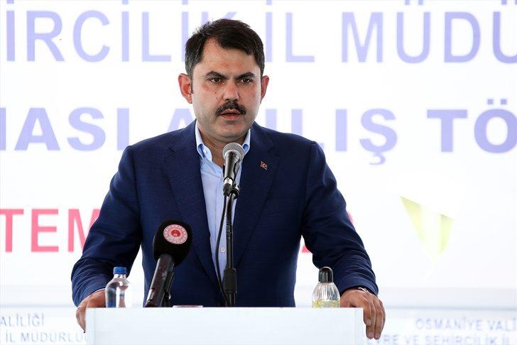 Bakan Kurum Osmaniye Çevre ve Şehircilik İl Müdürlüğü hizmet binasının açılışını yaptı: G3