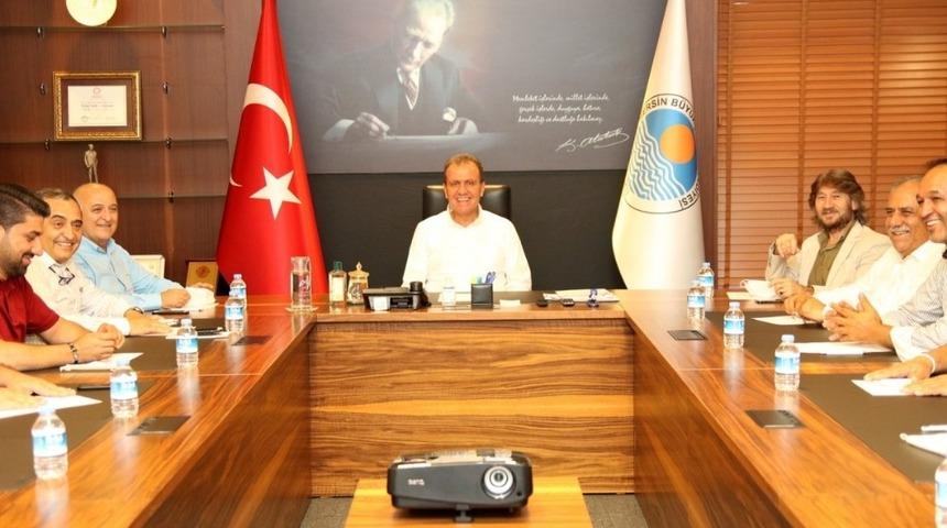 MTSO Yerel Yönetimler Çalışma Grubundan Başkan Seçer’e ziyaret