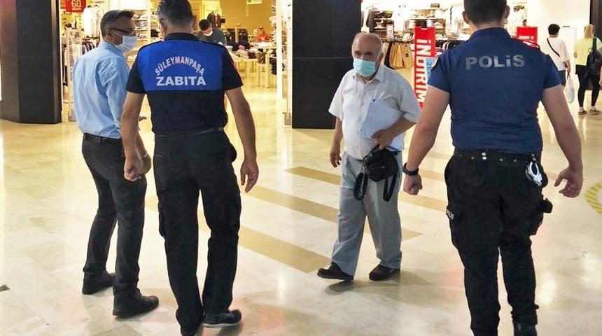 Zabıtadan alışveriş merkezinde denetim