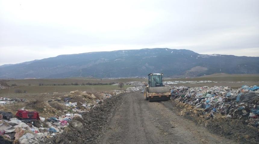 Safranbolu&rsquo;da &ccedil;&ouml;p depolama alanında d&uuml;zenleme