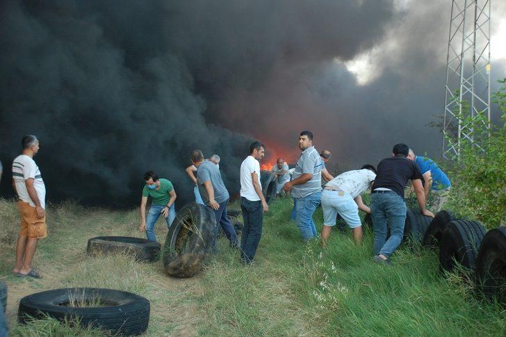 Yanan lastikler, Keşan üzerinde bulut oluşturdu G3