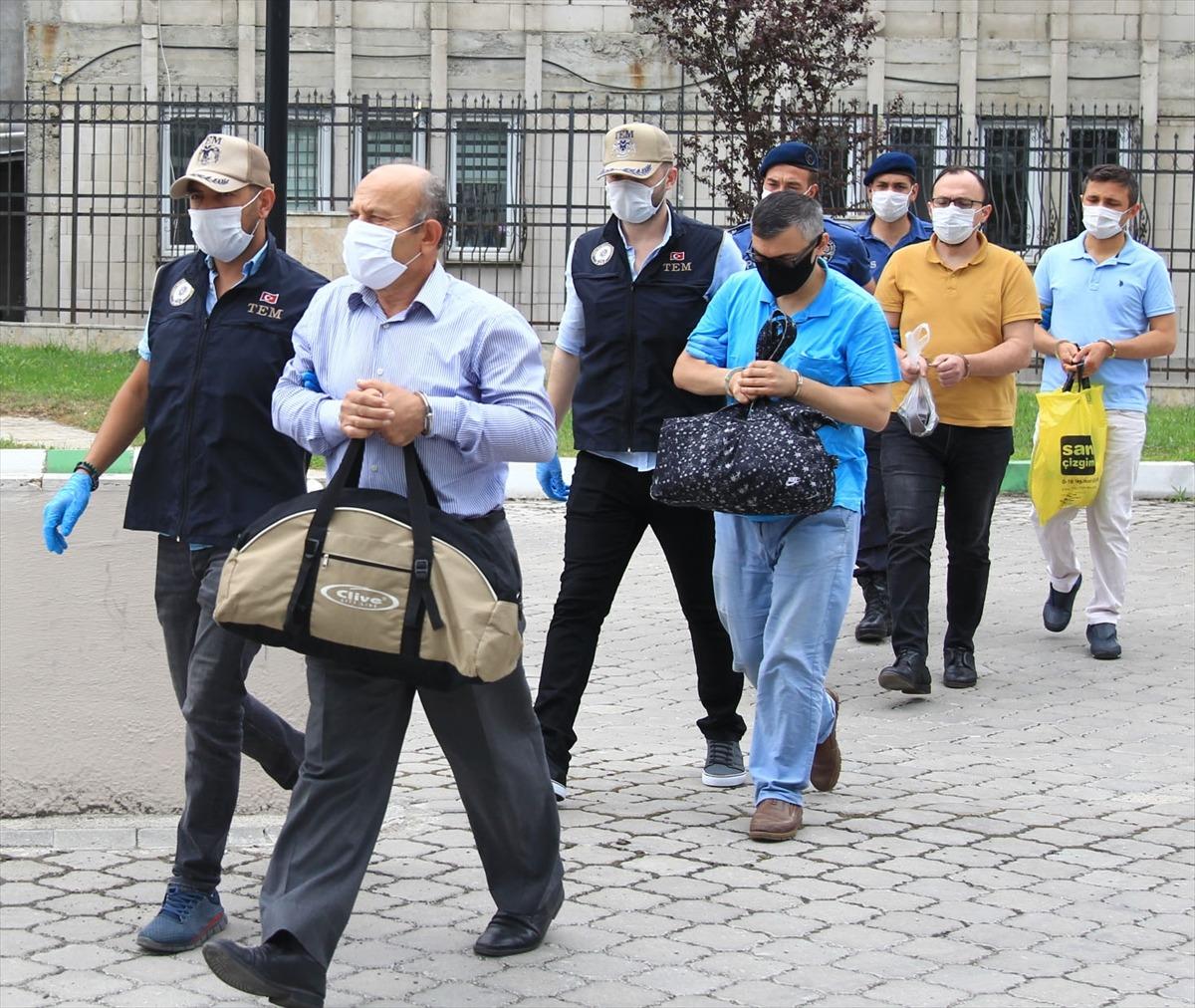 G&Uuml;NCELLEME - Samsun'da FET&Ouml;'n&uuml;n yeni yapılanmasına y&ouml;nelik operasyonda yakalanan 36 zanlı adliyede