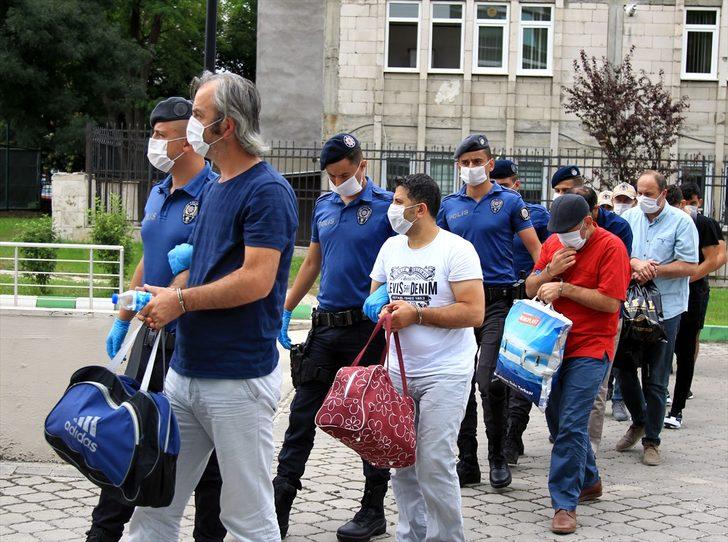 GÜNCELLEME - Samsun'da FETÖ'nün yeni yapılanmasına yönelik operasyonda yakalanan 36 zanlı adliyede G3