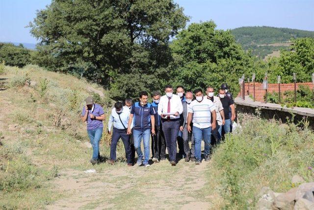 Kaya düşme tehlikesi ’Toprakarme Gabion’ projesi ile çözülecek