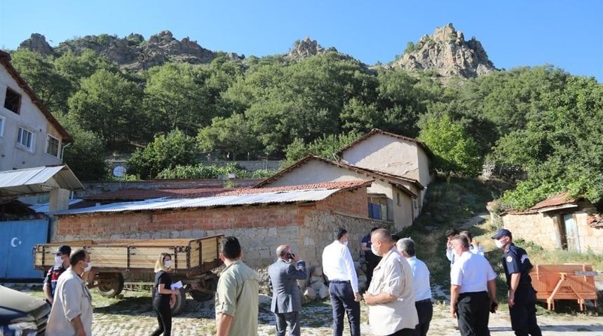 Kaya düşme tehlikesi ’Toprakarme Gabion’ projesi ile çözülecek