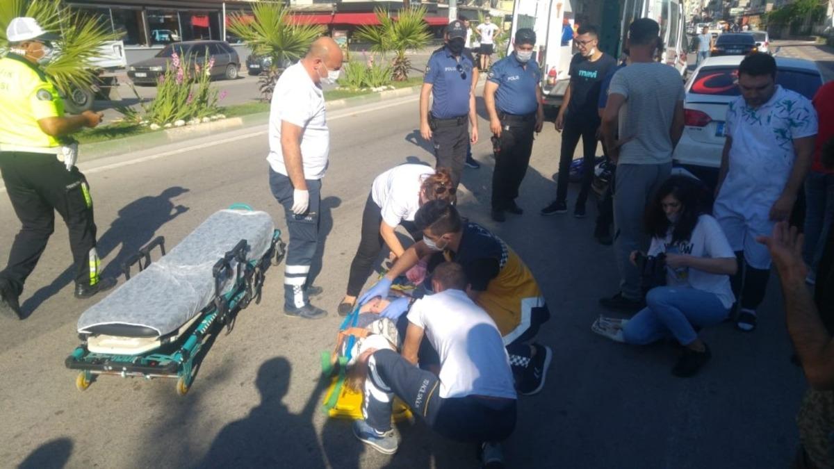 Yaya ge&ccedil;idinde &ccedil;arpıp ka&ccedil;tı, kameralara yakalandı