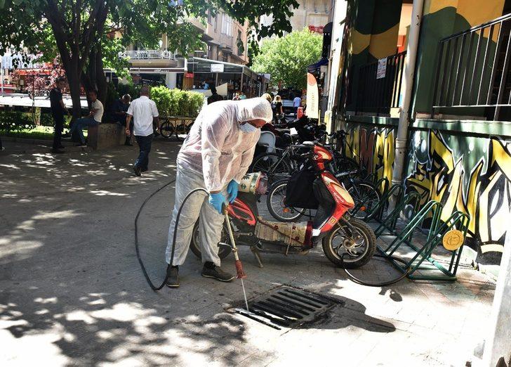 Zararlı haşereler Tepebaşı’nda ilaçlanıyor G3