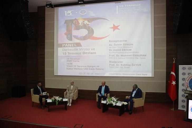Tokat’ta, “Darbecilik Virüsü ve 15 Temmuz Destanı” paneli G3
