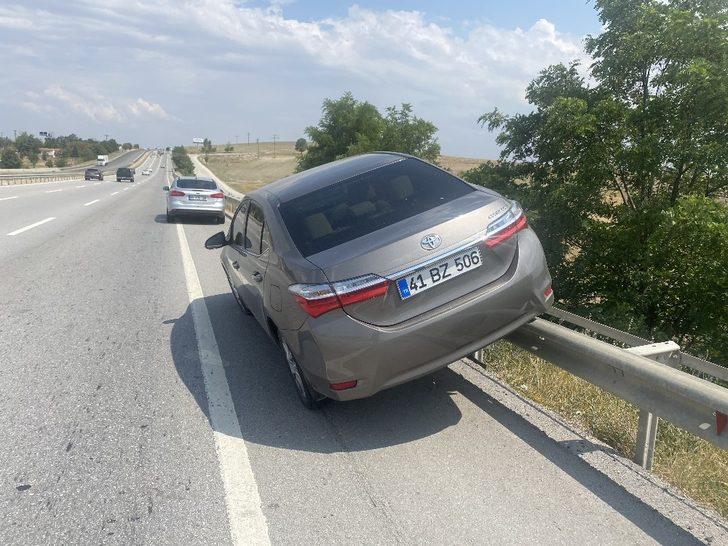 Bursa karayolunda ilginç kaza G2