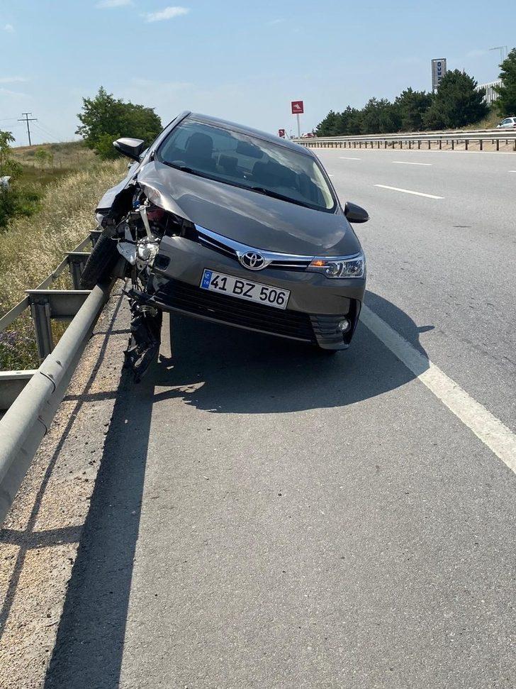 Bursa karayolunda ilginç kaza G3