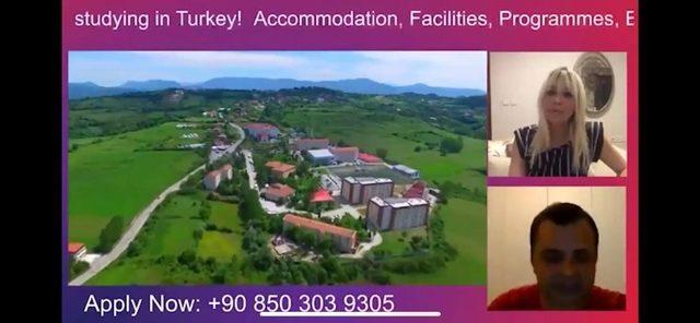 Bartın &Uuml;niversitesi sanal tanıtım g&uuml;nlerinde uluslararası &ouml;ğrencilere tanıtıldı 1