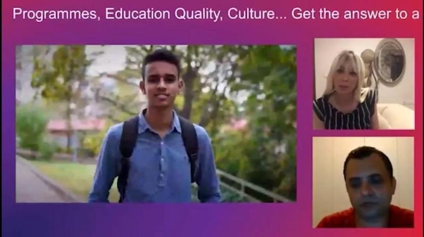 Bartın &Uuml;niversitesi sanal tanıtım g&uuml;nlerinde uluslararası &ouml;ğrencilere tanıtıldı