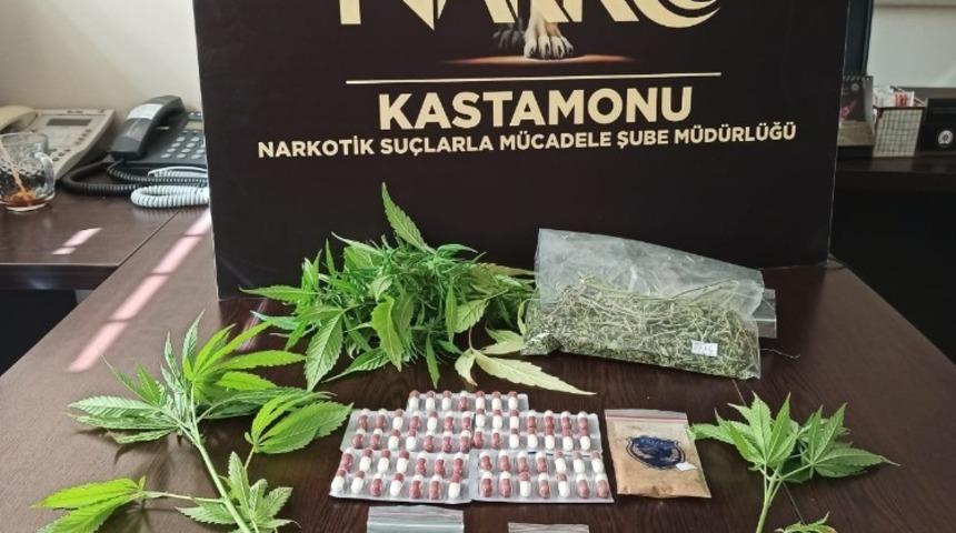 Kastamonu&rsquo;da uyuşturucu operasyonu