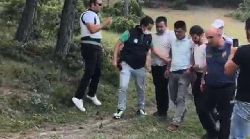 Jandarmaya saldıran ş&uuml;pheli işte b&ouml;yle yakalandı