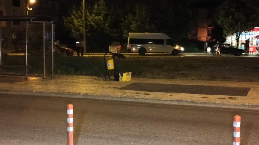 D&uuml;zce&rsquo;de polisi alarma ge&ccedil;iren poşet! F&uuml;nye ile patlatıldı