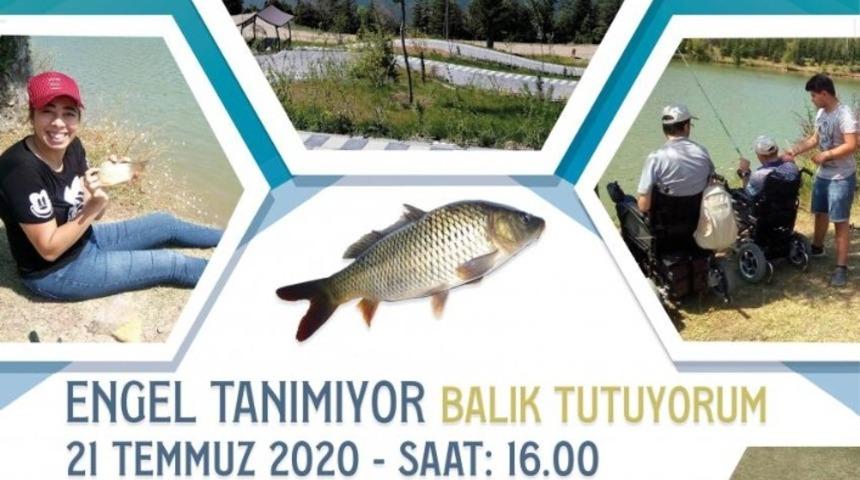 K&uuml;tahya&rsquo;da, &rsquo;Engel tanımıyor, balık tutuyorum&rsquo; etkinliği