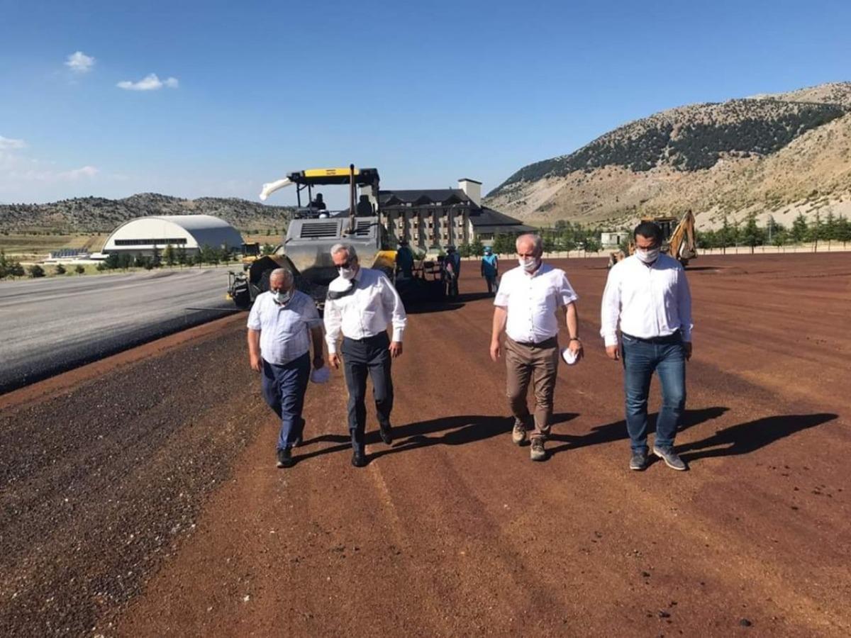 Vali Seymenoğlu, Davraz&rsquo;daki  &ccedil;alışmaları inceledi