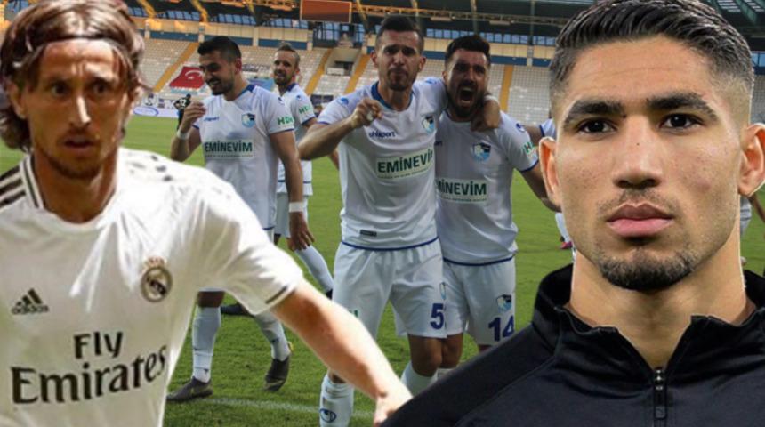 Modric ve Hakimi de BB Erzurumspor’u tebrik etti