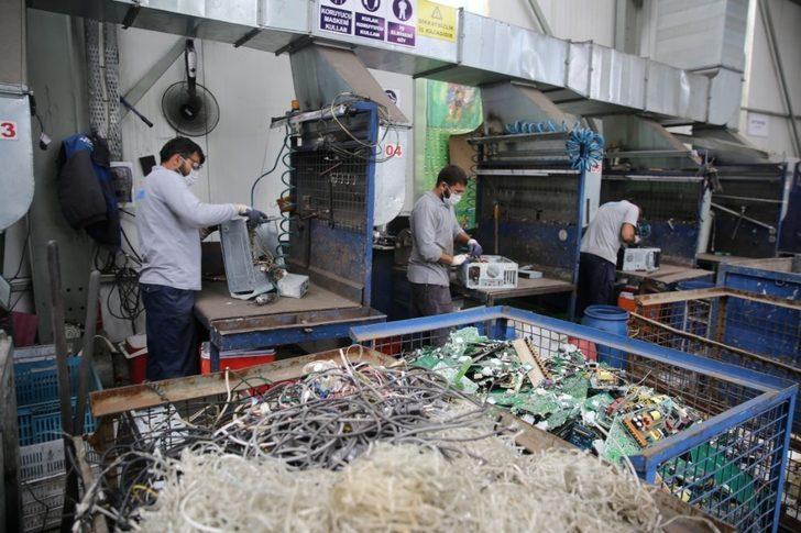 Kocaeli’de e-atıklar geri dönüşüme kazandırılarak bertaraf ediliyor G1