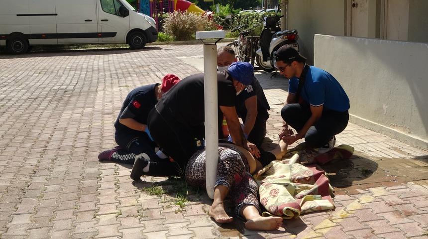 Misafirliğe gittiği apartmanda korkun&ccedil; &ouml;l&uuml;m!