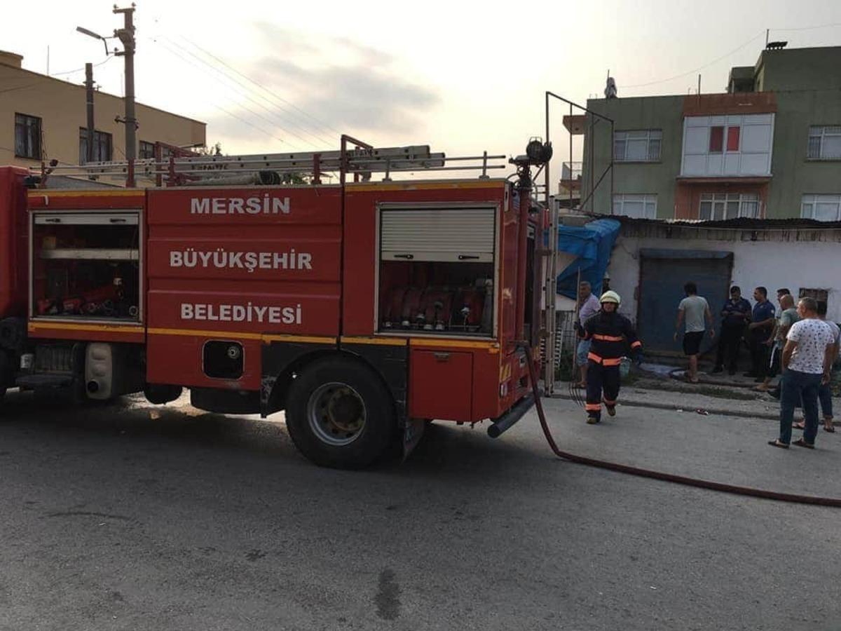 İş yerindeki yangın korkuttu