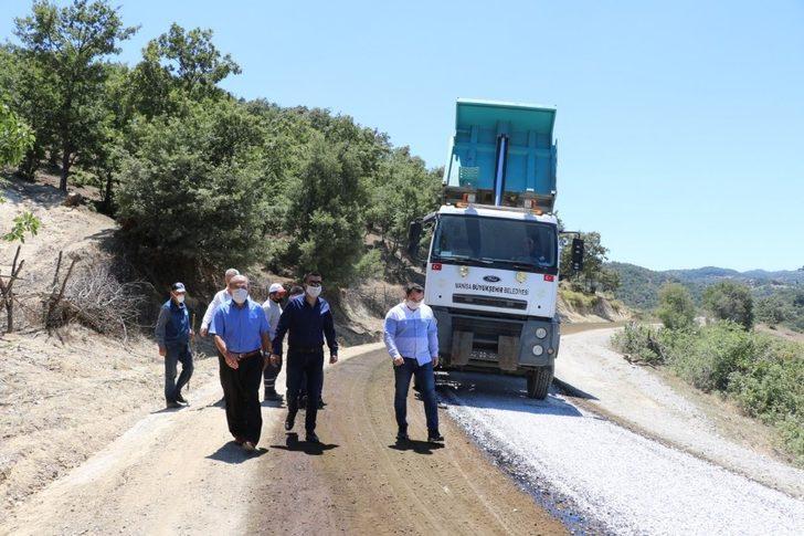 Yol yapım ekipleri Soma’da yoğun mesaide G3
