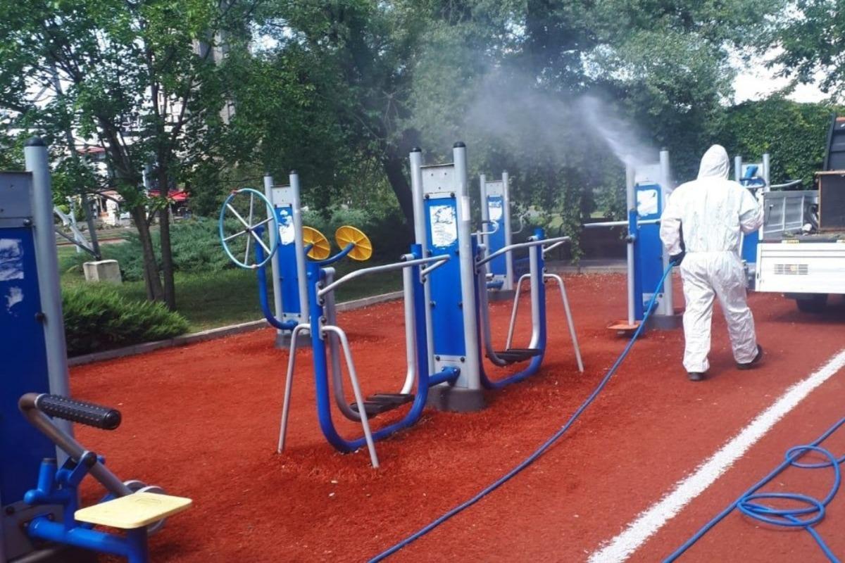 &Ccedil;ankaya parklarına bakım ve onarım