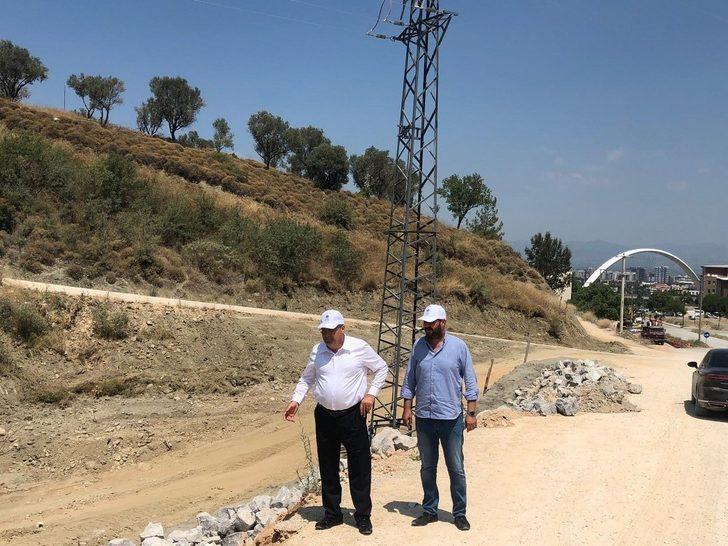 Yunus Emre Kültür Parkı yolu düzenleniyor G1