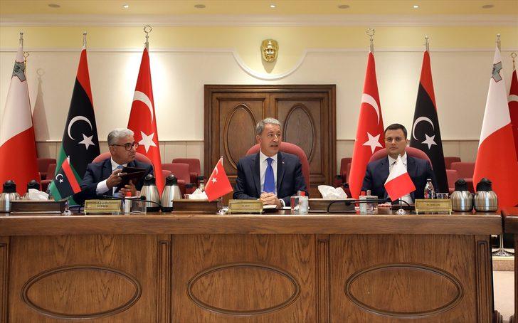 Ankara'da Libya için üçlü toplantı