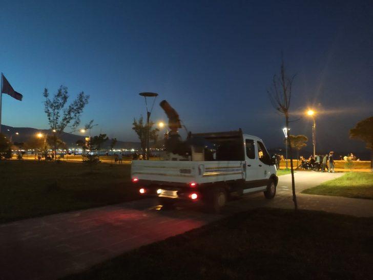 Tatvan Belediyesi ilaçlama ekibi iş başında G4