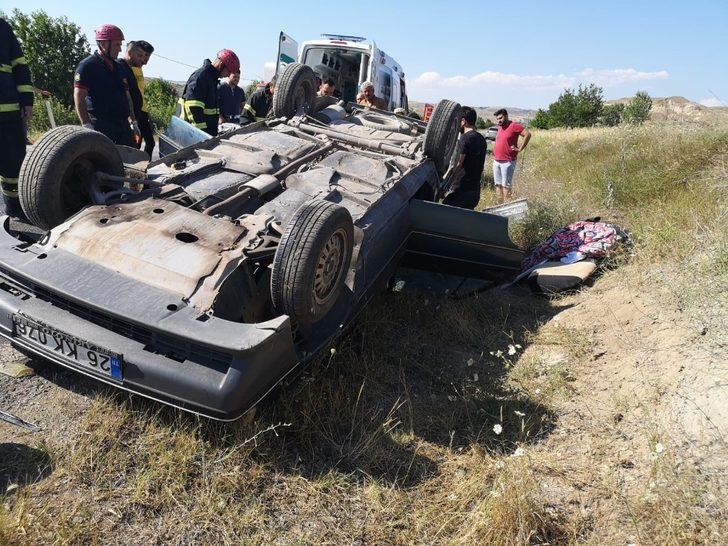 Kontrolden otomobil şarampole uçtu G4