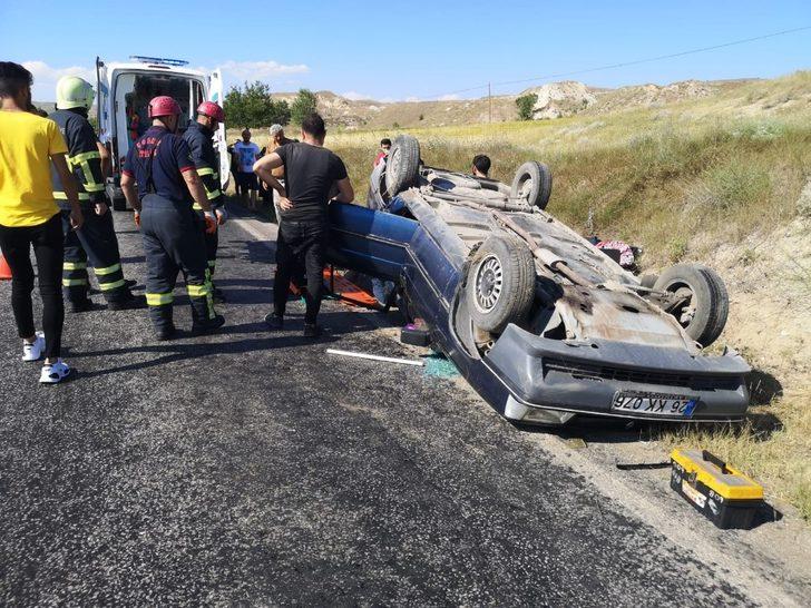 Kontrolden otomobil şarampole uçtu G5