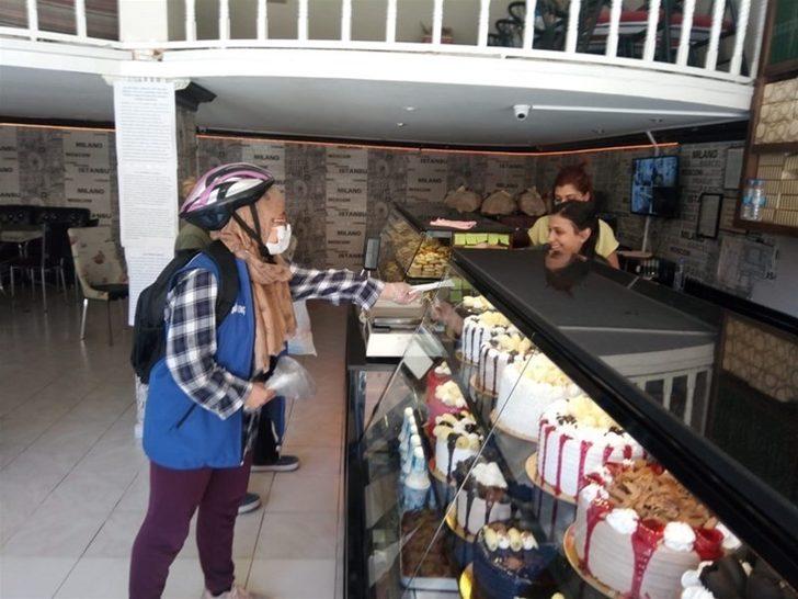 Arapgir’de bisikletli maske dağıtımı G2