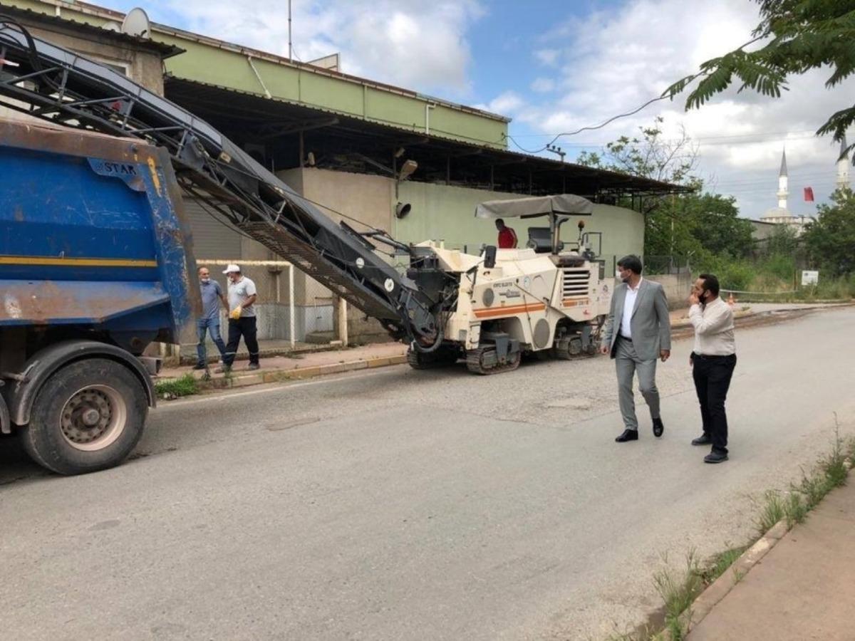 Başkan Kocaman &ccedil;alışmaları yerinde inceledi