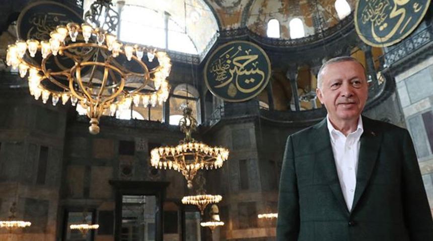 Cumhurbaşkanı Erdoğan talimat verdi! İşte Ayasfoya'nın halıları