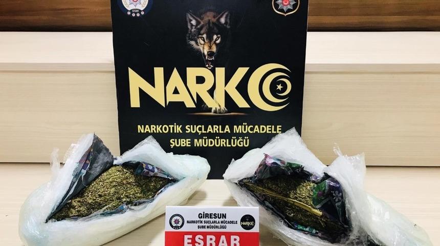 Giresun&rsquo;da uyuşturucu operasyonunda 1 tutuklama
